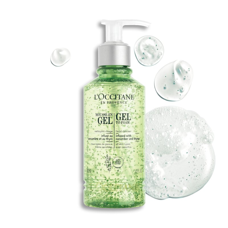 L'Occitane Cleansing Gel-to-Foam 200ml