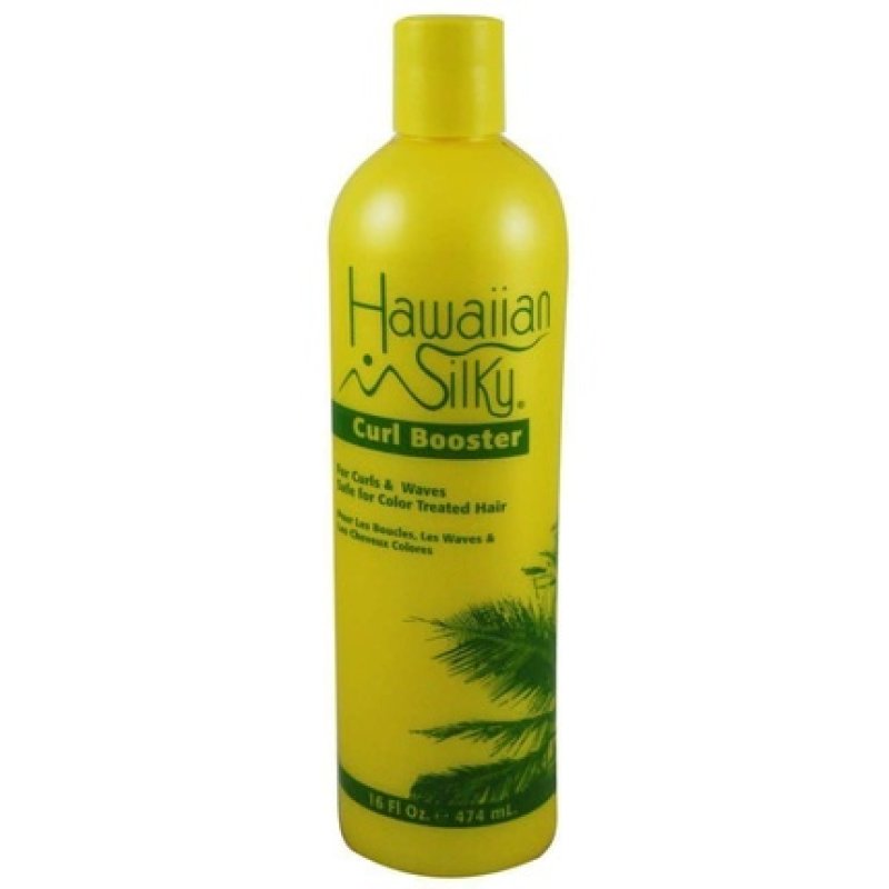 Hawaiian Silky Curl Booster for Curls and Waves Safe for Color Treated Hair 16oz