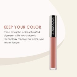 Bodyography Lip Lava Liquid Lipstick - Long-Lasting Bright and Bold