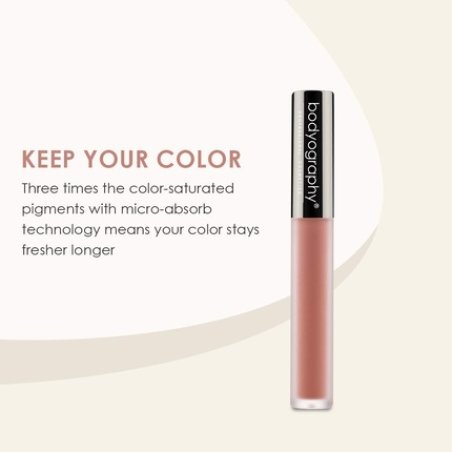Bodyography Lip Lava Liquid Lipstick - Long-Lasting Bright and Bold