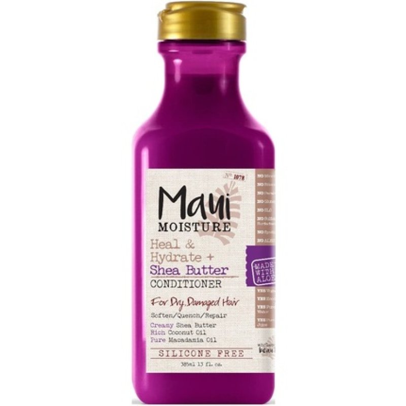 Maui Moisture Revive & Hydrate Shea Butter Shampoo and Conditioner for Dry Damaged Hair 385ml