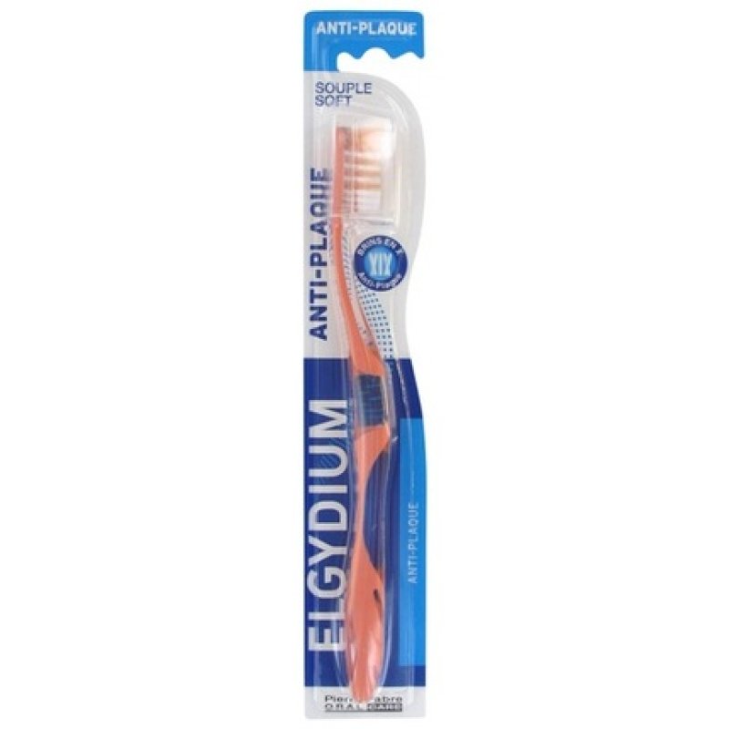 Elgydium Soft Anti-Plaque Toothbrush with Finely Rounded Bristles
