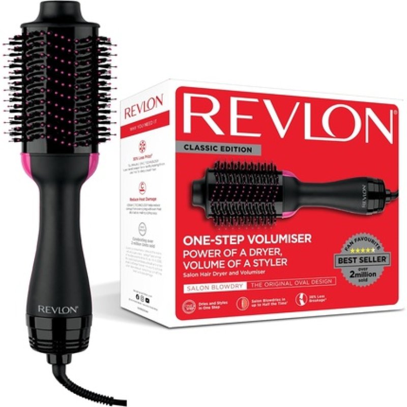 Revlon Salon One-Step Hair Dryer and Volumizer for Mid to Long Hair 2-in-1 Styling Tool Ionic and Ceramic Technology