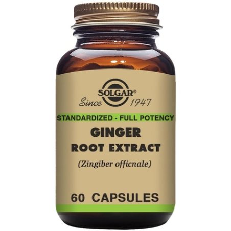 Solgar Ginger Root Extract Vegetable Capsules 60 Count