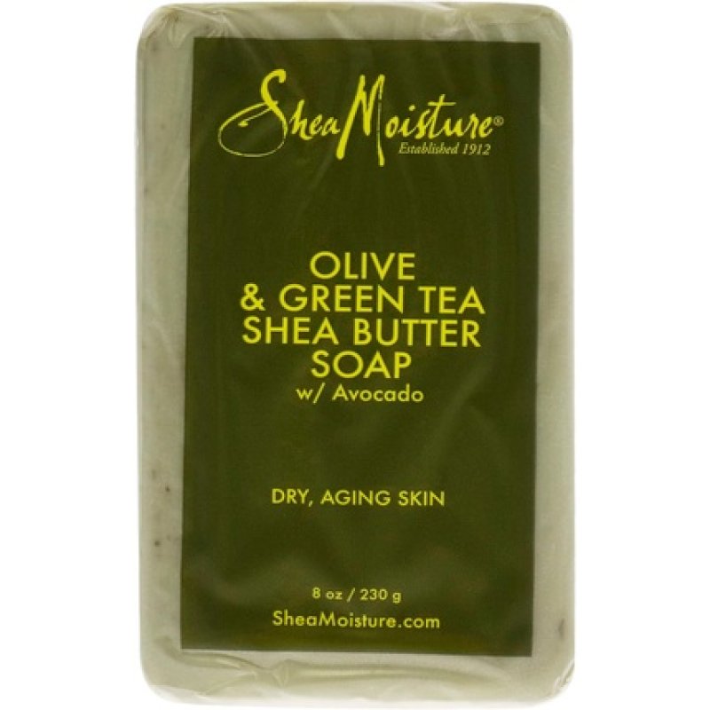 Shea Moisture Olive & Green Tea Shea Butter Soap Anti-Aging and Ultra Moisturizing 8oz