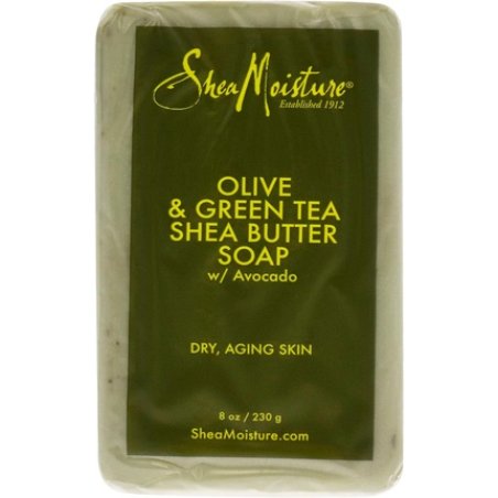 Shea Moisture Olive & Green Tea Shea Butter Soap Anti-Aging and Ultra Moisturizing 8oz