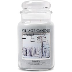 Village Candle Slopeside Large Glass Apothecary Scented Jar Candle 21.25 oz