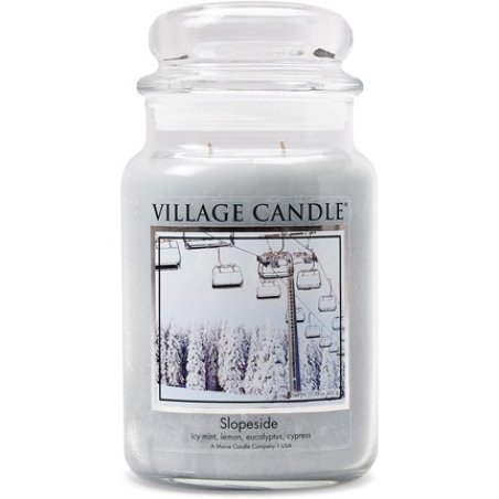 Village Candle Slopeside Large Glass Apothecary Scented Jar Candle 21.25 oz
