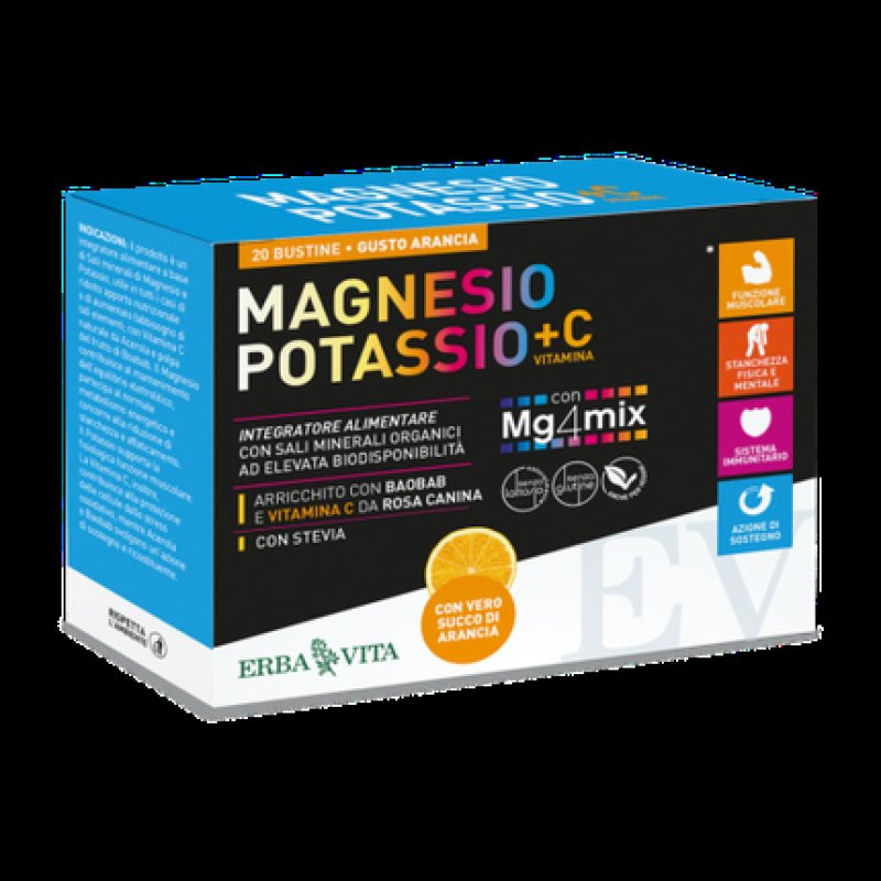 Life Grass Magnesium Potassium Vitamin C Orange Flavor 20 Bags