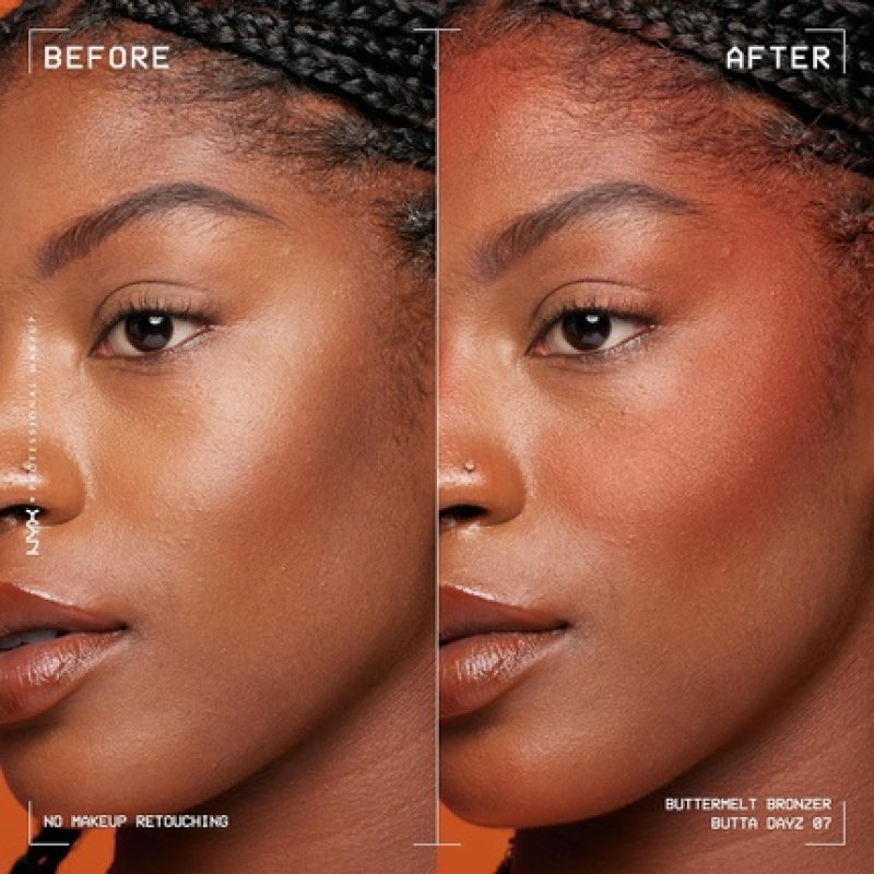 NYX PROFESSIONAL MAKEUP Matte Buttermelt Bronzer Longwear Face Makeup Vegan Formula Butta Dayz 07 0.17 Ounce