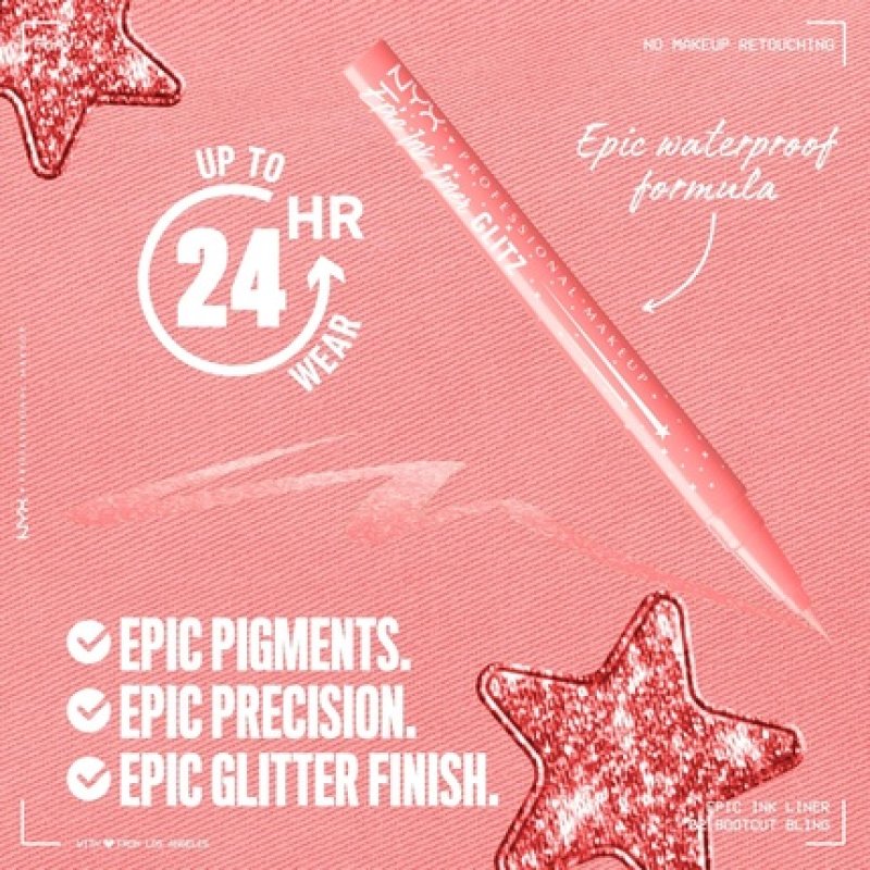 Nyx Professional Makeup Epic Ink Glitz Liner Waterproof Metallic