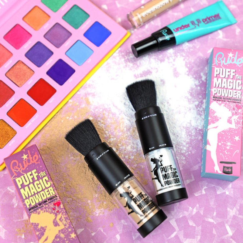 RUDE Puff The Magic Mineral Setting Powder Translucent