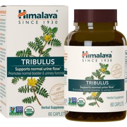 Himalaya Organic Tribulus for Urinary Support Stamina and Male Energy 60 Caplets 688mg - 2 Month Supply