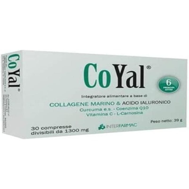Interfarmac Food Supplement Coyal 30 Tablets 1300mg