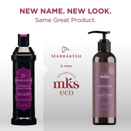 Earthly Body MKS eco Hydrate Conditioner Nourish Moisturize Hair Protect Against Breakage Moroccan Argan Oil Hemp Seed