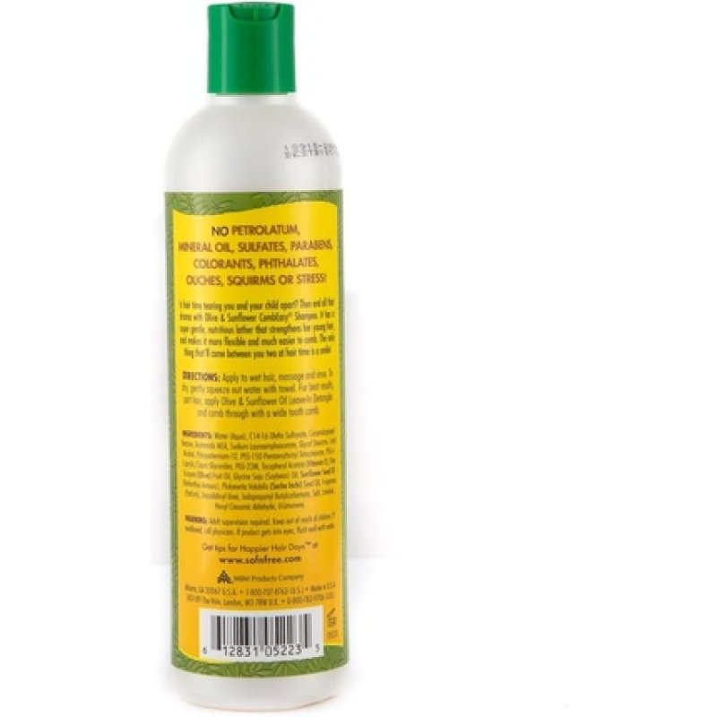 Sofn'free N'Pretty Olive and Sunflower Oil Comb Easy Shampoo