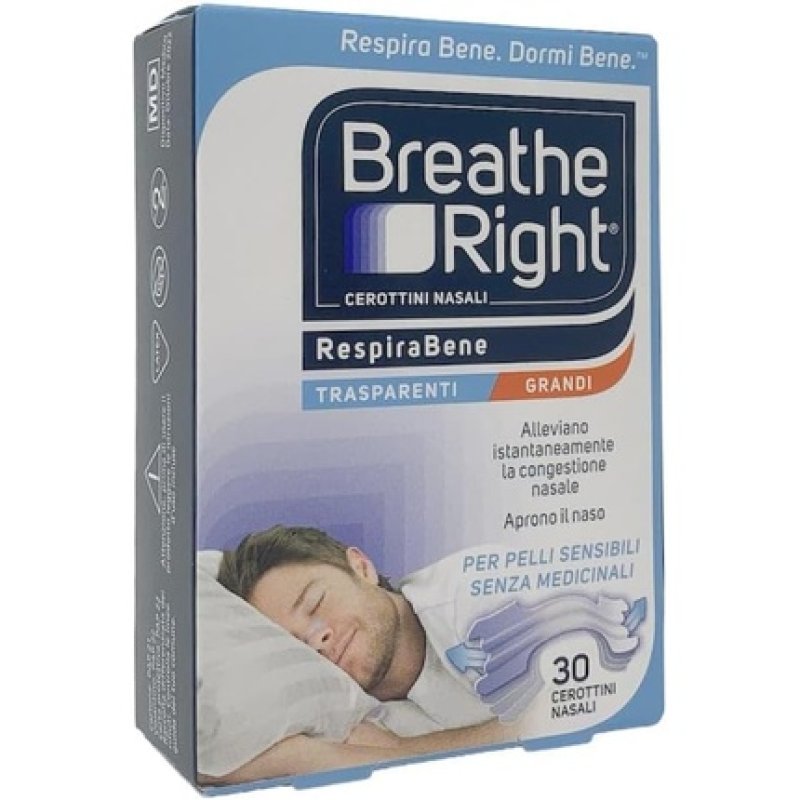 Breathe Right Clear Large Nasal Strips