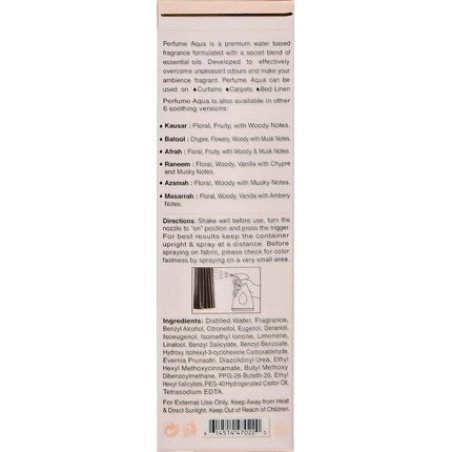 Rasasi Aqua Zeenat Al Farsh Room and Linen Mist