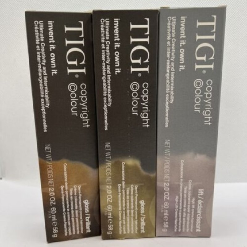 TIGI Copyright Colour Gloss Brilliant Demi-Permanent Hair Color 2oz NIB