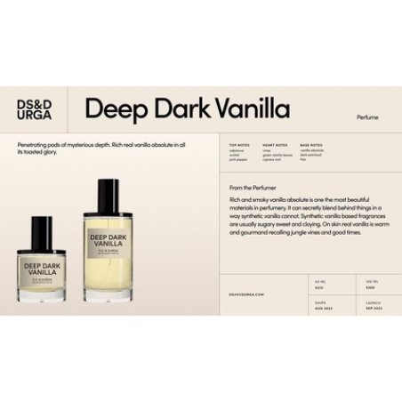 D.S. & Durga Deep Dark Vanilla Eau de Parfum 50ml