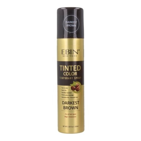 Ebin New York Tinted Color Darkest Brown Spray - 100 Ml