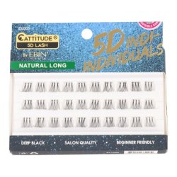 Ebin New York Cattitude 5d Indi Individuals Lash Natural Long 003 - Natural Long False Eyelashes