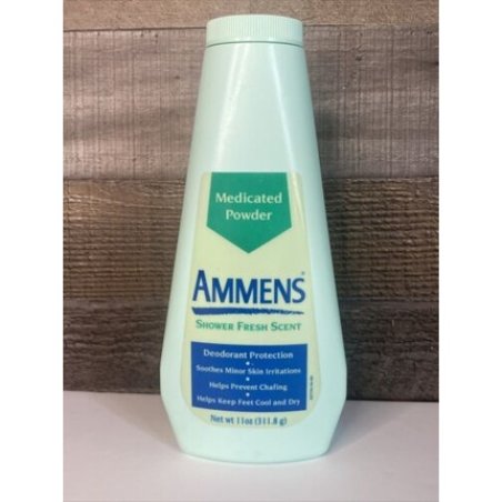 Vintage New Amens Medicated Powder Shower Fresh 11 Oz