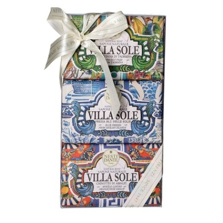 VILLA SOLE - Fine Soap KIT Myrtle Leave Soap 250g 1 Freesia Soap 250g 1 Prickly Pear Soap