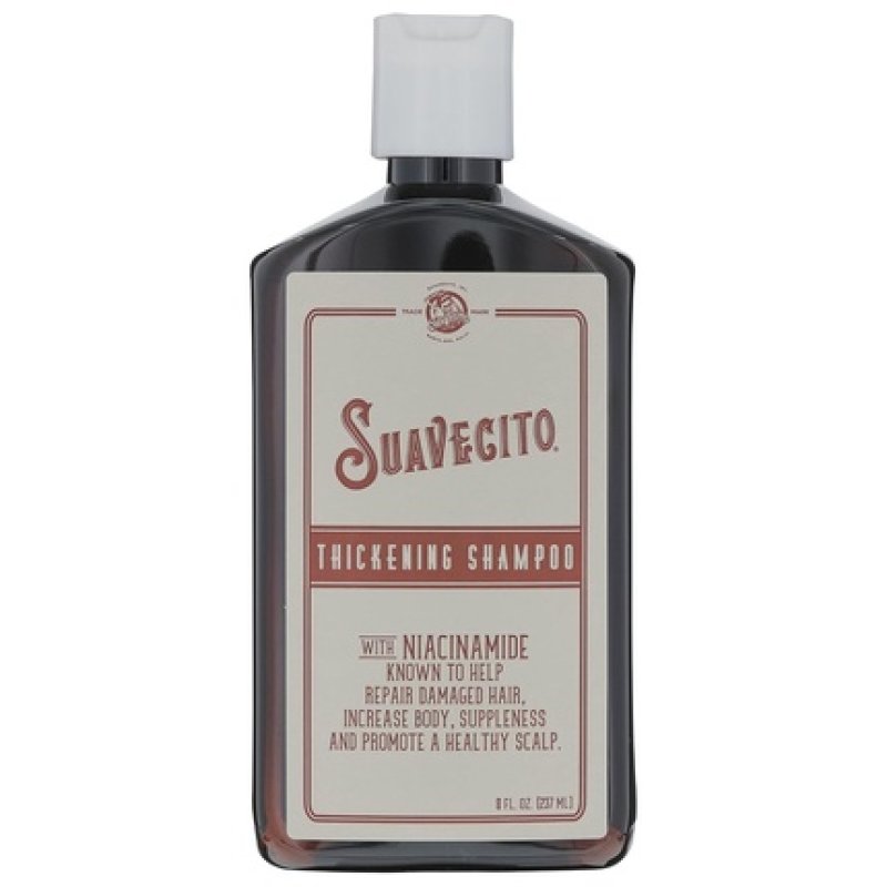 Suavecito Hair Thickening Shampoo with Niacinamide for Thinning Hair - Vitamin