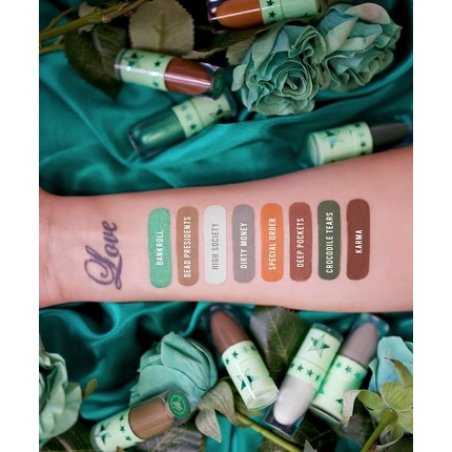Jeffree Star Cosmetics Mini Green Lipstick Bundle Money Honey Velour Liquid Lipstick Limited Edition