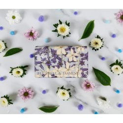 The English Soap Company Royal Botanical Gardens Kew Wrapped Soap Bar Luxury Bluebell Shea Butter Soap 240g Bluebell &