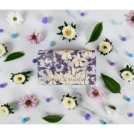 The English Soap Company Royal Botanical Gardens Kew Wrapped Soap Bar Luxury Bluebell Shea Butter Soap 240g Bluebell &