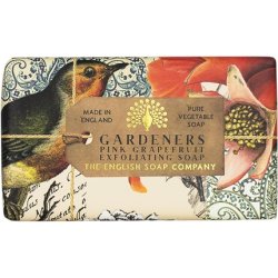 The English Soap Company Anniversary Wrapped Soap Bar Exfoliating Shea Butter Soap 190g Gardeners Pink Grapefruit Scent