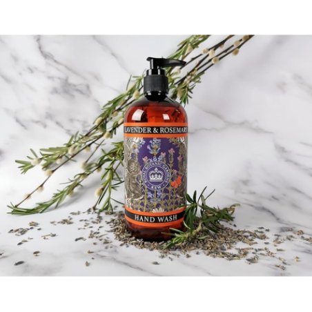The English Soap Company Kew Gardens Luxury Hand and Body Wash with Aloe Vera and Vitamin E Lavender and Rosemary Scent