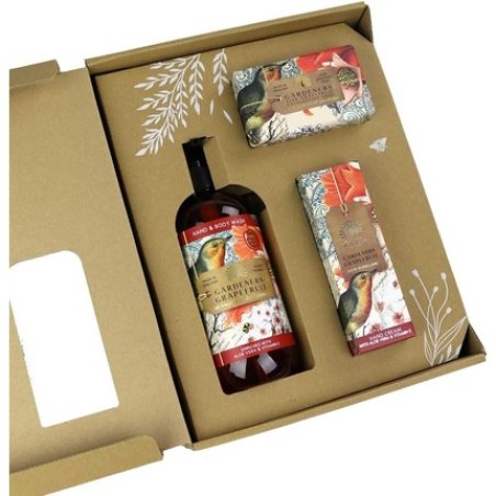 The English Soap Company Anniversary Hand and Body Gift Box Gardeners Grapefruit