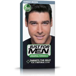 Just For Men Hispanic Shampoo-In Hair Color Darkest Brown 4931
