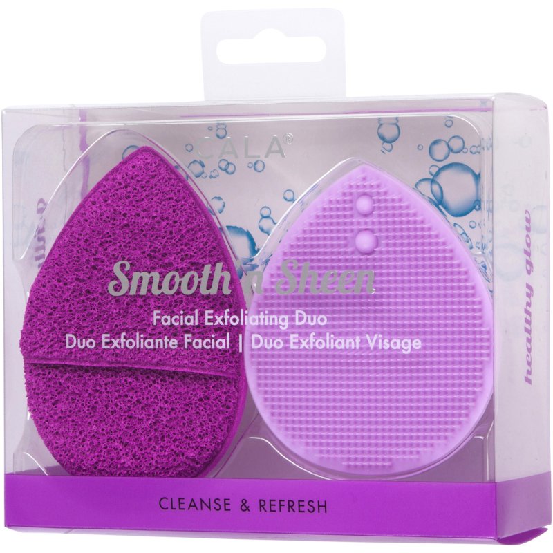 Exfoliating Cleaning Sponges Duo Purple