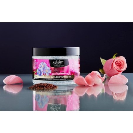 Sofn'Free Curl Elongating Gel with Flaxseed Oil and Rosewater 11 Fl Oz