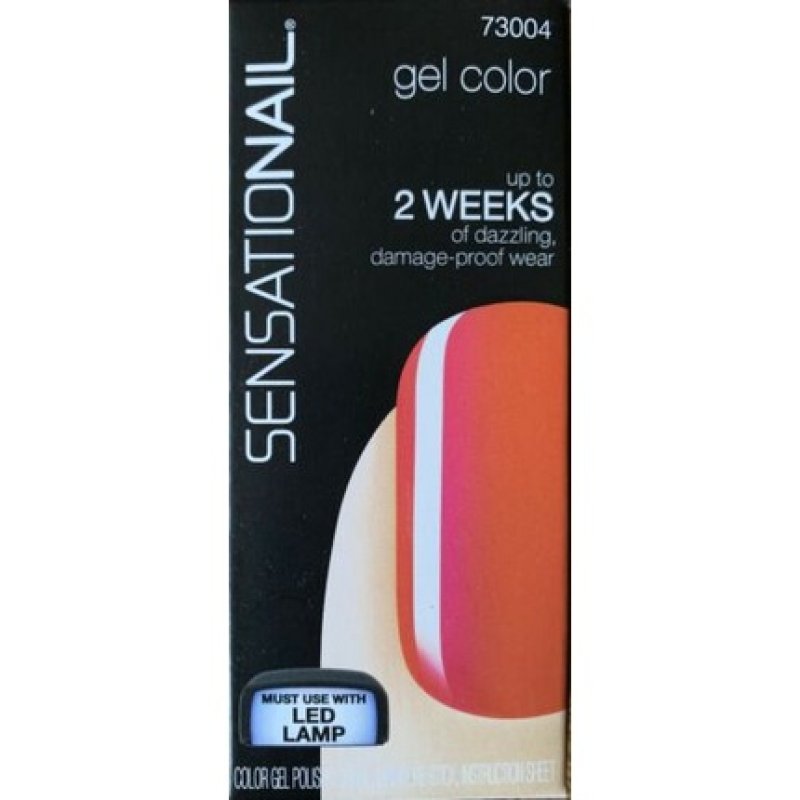 Sensationail Gel Colour Nail Polish 2 Weeks Wear Tropical Punch 7.39ml