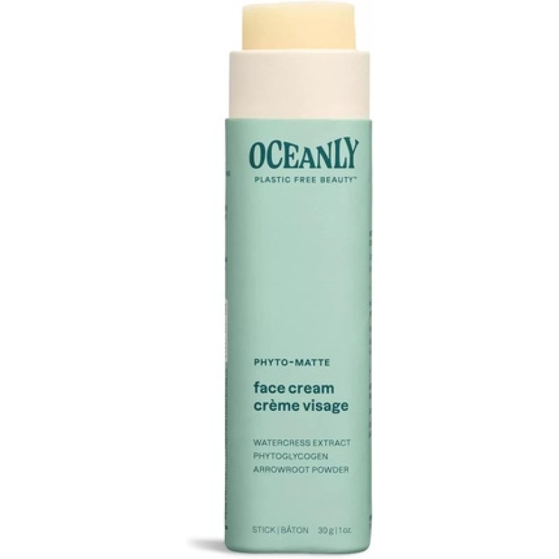 ATTITUDE Oceanly Face Cream Stick EWG Verified Plant and Mineral-Based Ingredients Vegan Skin Care Products PHYTO MATTE