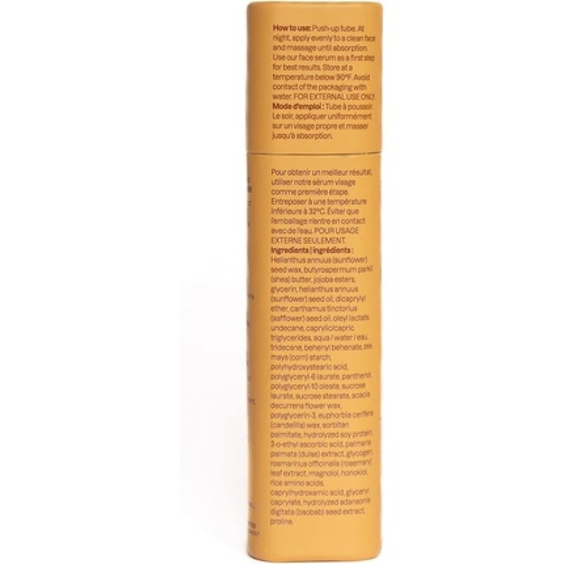 ATTITUDE Oceanly Night Cream Stick EWG Verified Plant and Mineral-Based Ingredients Vegan Skin Care Products PHYTO GLOW