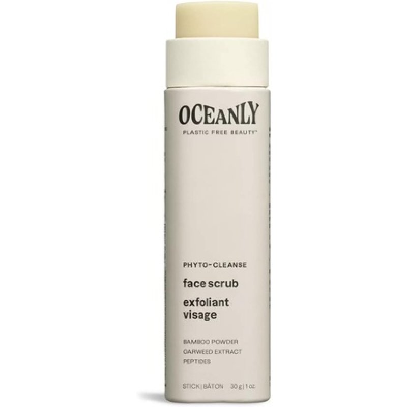 ATTITUDE Oceanly Face Scrub Stick EWG Verified Plastic-free Plant and Mineral-Based Ingredients Vegan and Cruelty-free
