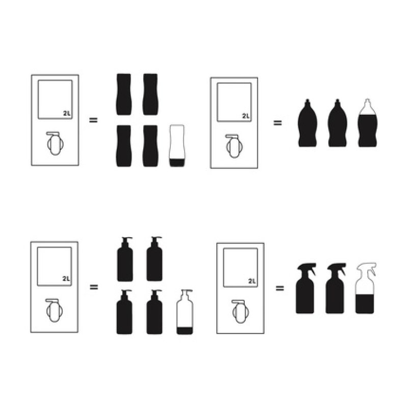 ATTITUDE Liquid Hand Soap Refill Lemon Leaves 67.6 Fl Oz