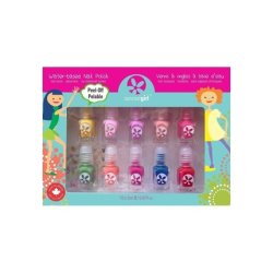 Non-Toxic Peelable Children's Nail Polish Set - Party Palette Multi Color