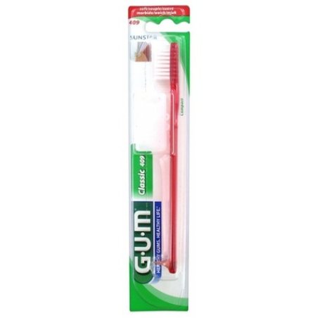 Gum Classic Toothbrush 409 Dome Cut Medium Bristles
