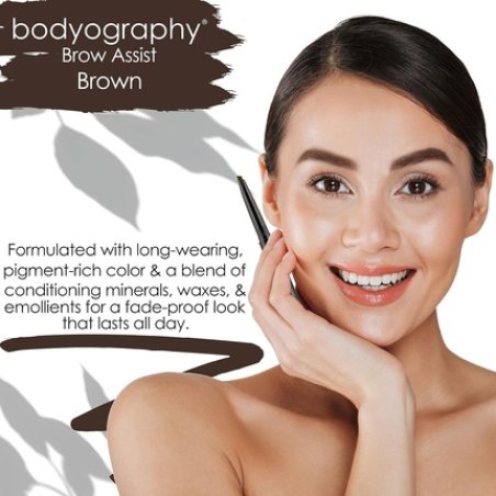 Brow Assist Brown by Bodyography for Women 0.007 Oz Brow Pencil