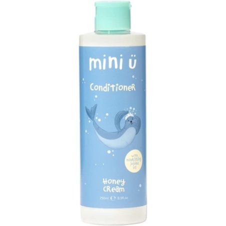 Mini U Honey Cream Conditioner White Ideal for Kids Suitable from Newborn - Made in UK