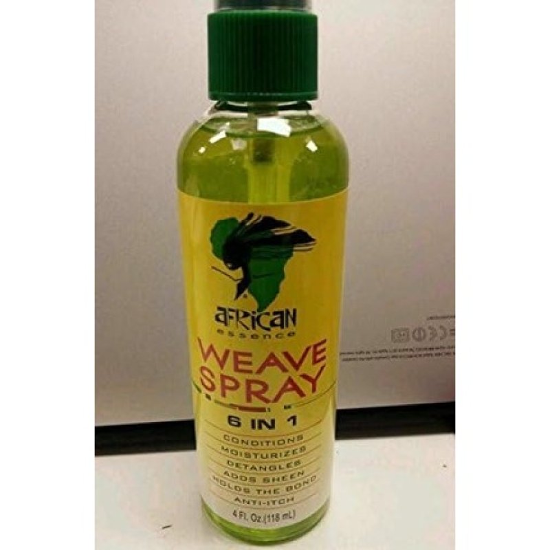 African Essence 6 in 1 Weave Spray for Synthetic and Human Hair 4oz