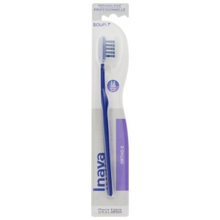 Inava Ortho-X Soft Toothbrush 20/100 - Innovative X-Shaped Design