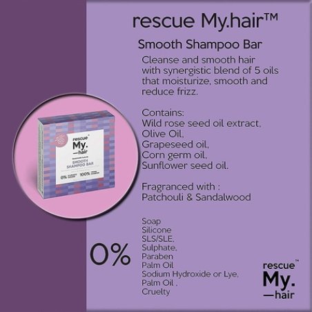 Rescue My. Hair Smooth Shampoo Bar 80g